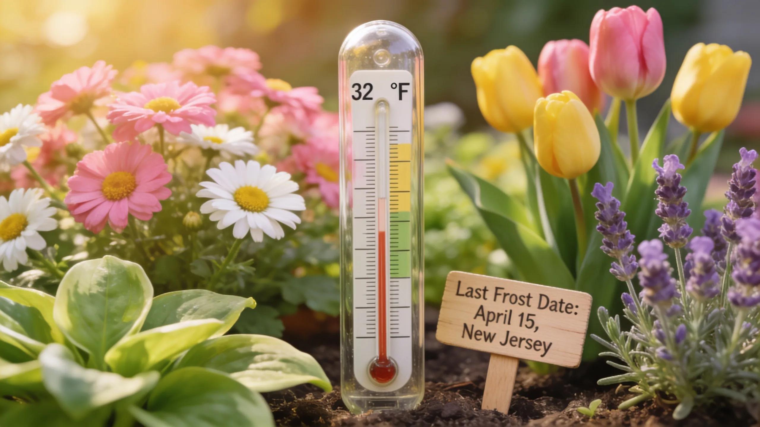 Frost timing at elevation in a Mount Arlington, NJ garden