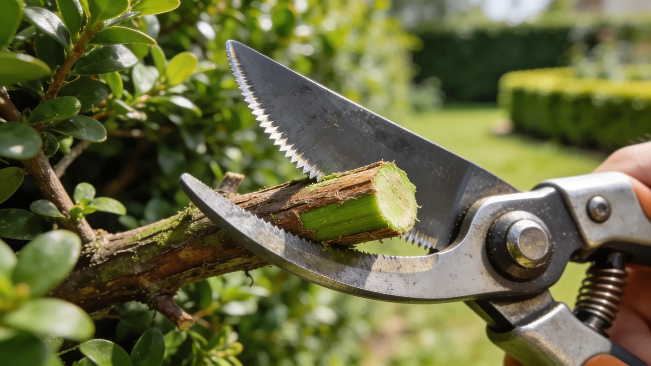 Pruning after canopy loss in a Roxbury, NJ garden
