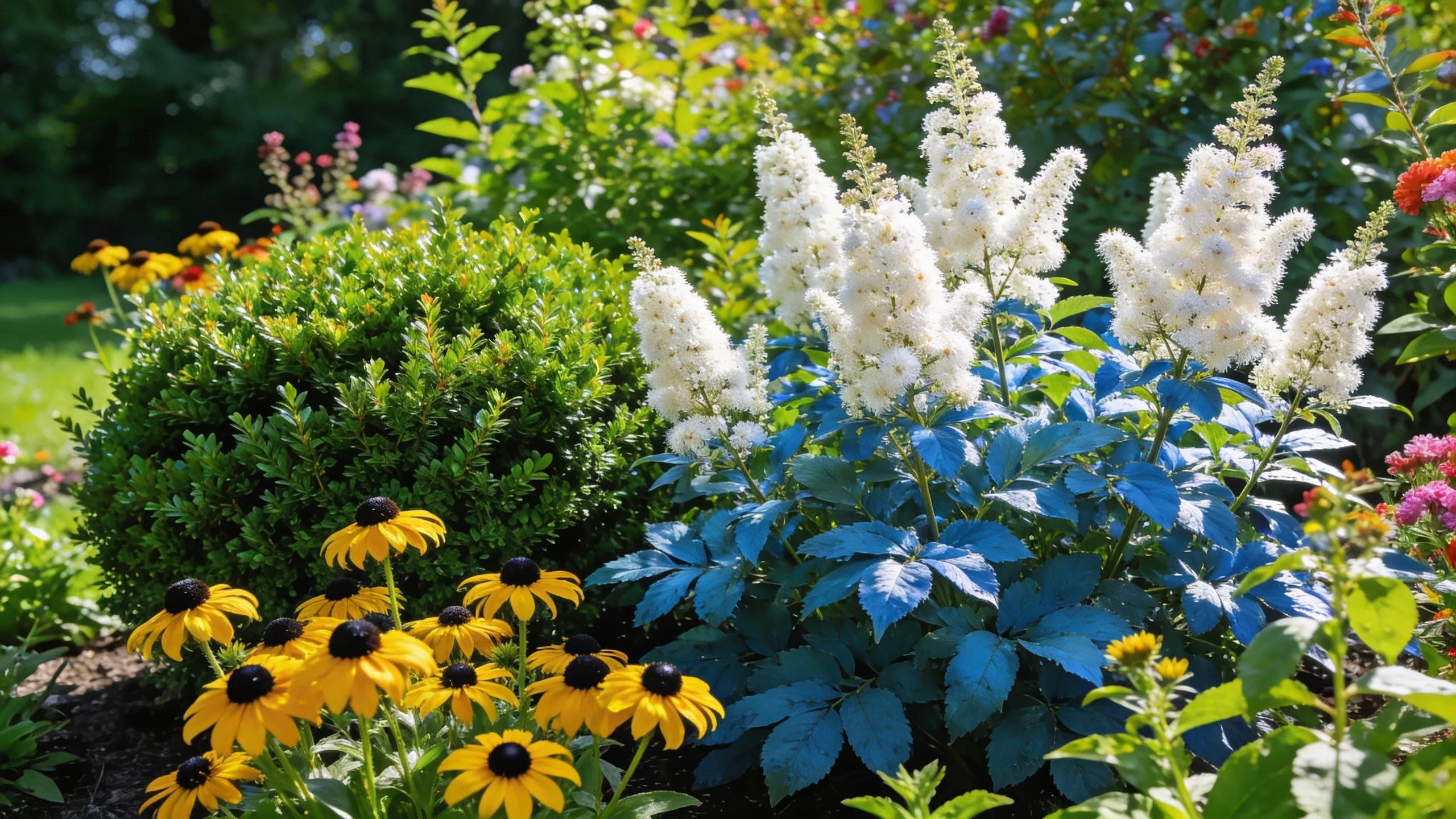 Deer-resistant planting in a Randolph, NJ garden