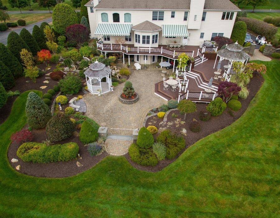 Established garden beds maintained across Morris County, NJ